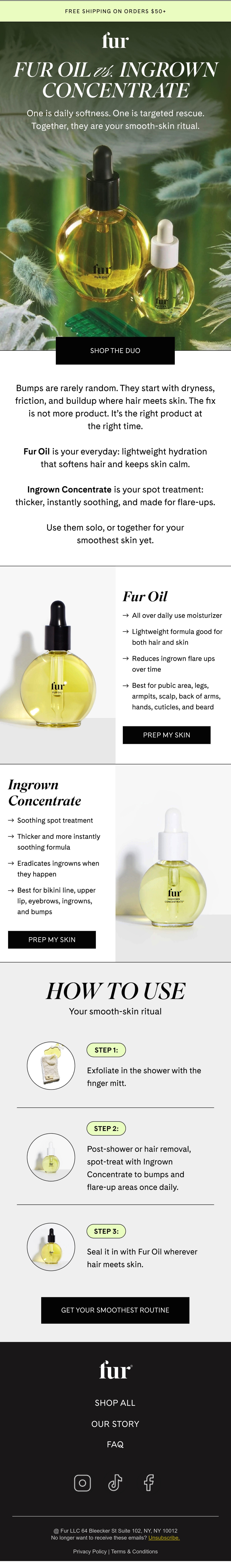 Email Inspiration from Fur Thumbnail Preview