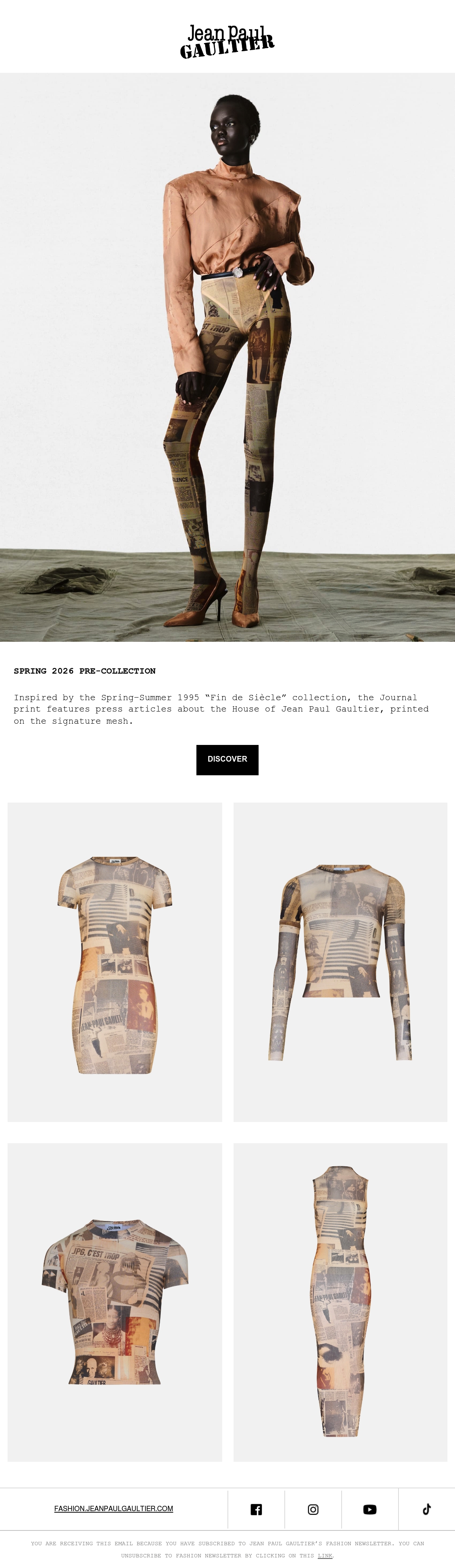 Email Inspiration from Jean Paul Gaultier Thumbnail Preview
