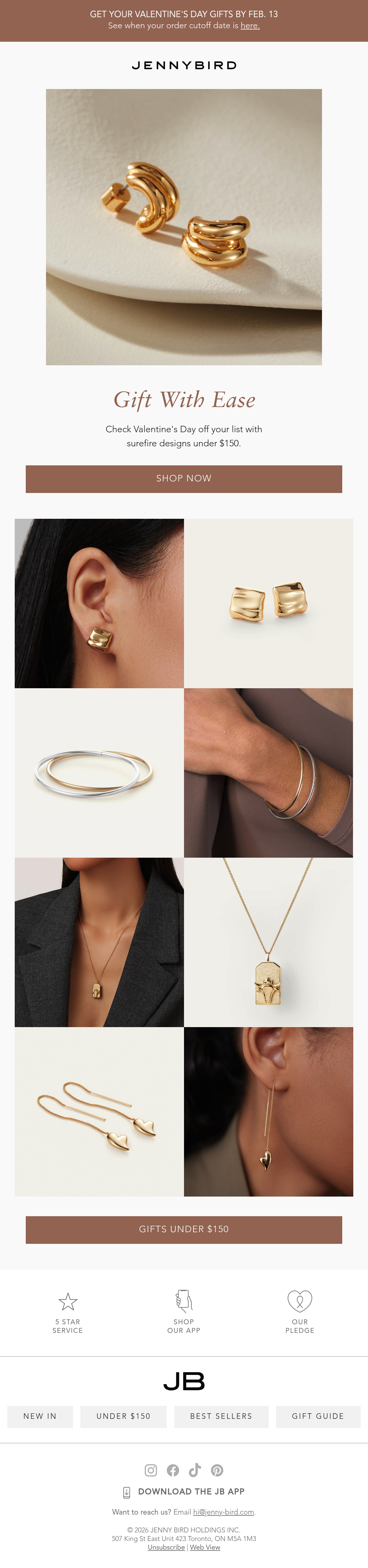 Email Inspiration from JENNY BIRD Thumbnail Preview