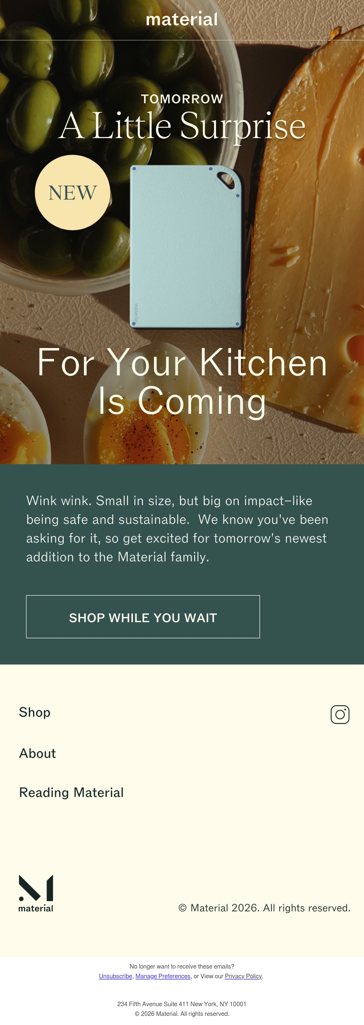 Email Inspiration from Material Thumbnail Preview