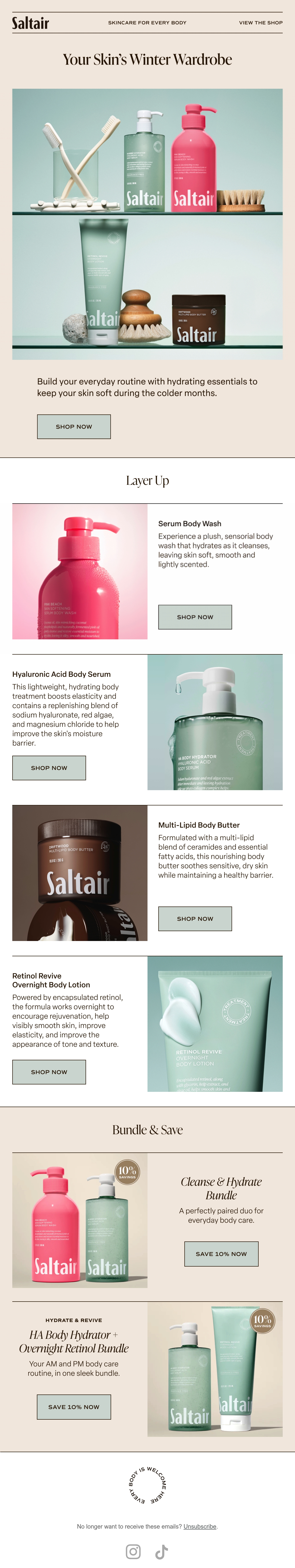 Email Inspiration from Saltair Thumbnail Preview