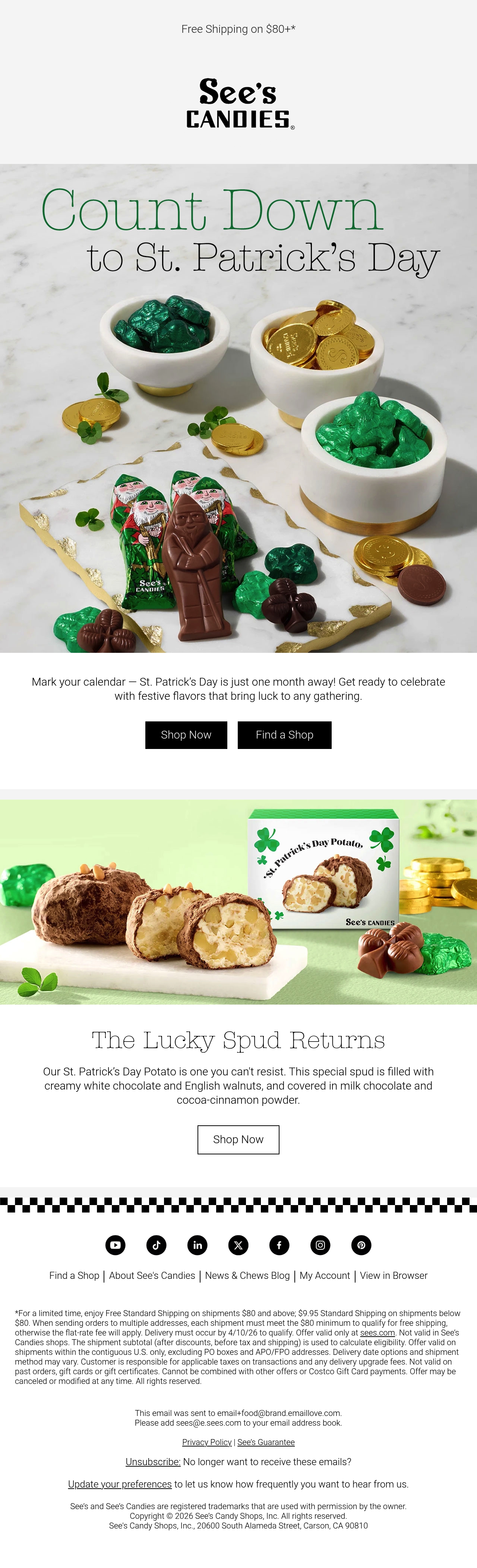 Email Inspiration from See’s Candies Thumbnail Preview
