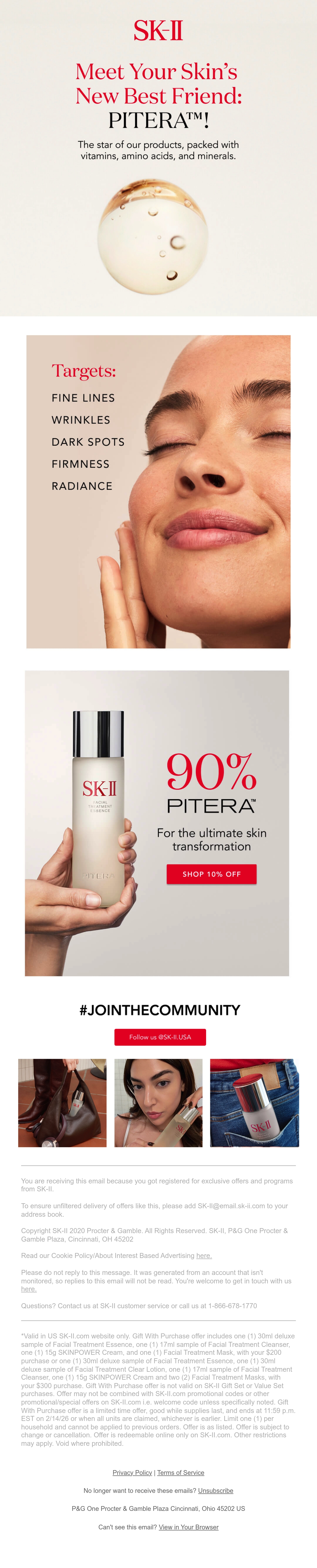 Email Inspiration from SK-II Thumbnail Preview