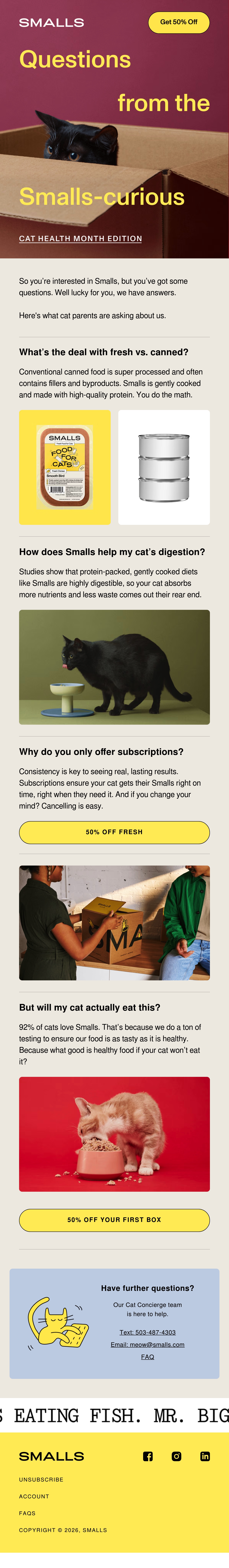 Email Inspiration from Smalls Thumbnail Preview