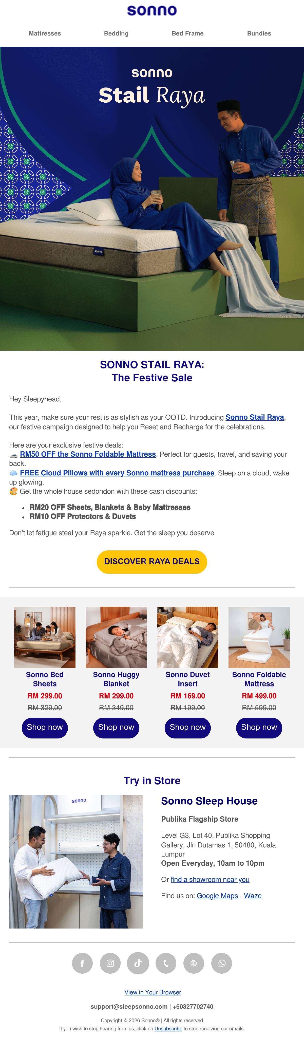 Email Inspiration from Sonno Thumbnail Preview