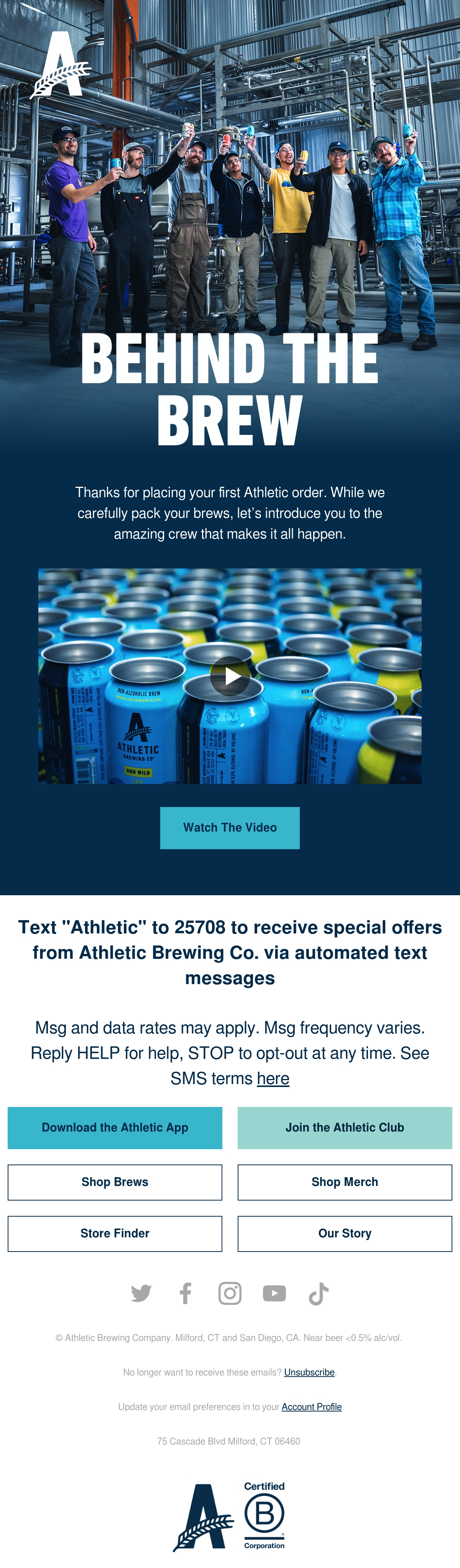 Athletic Brewing Company Email Design Thumbnail Preview