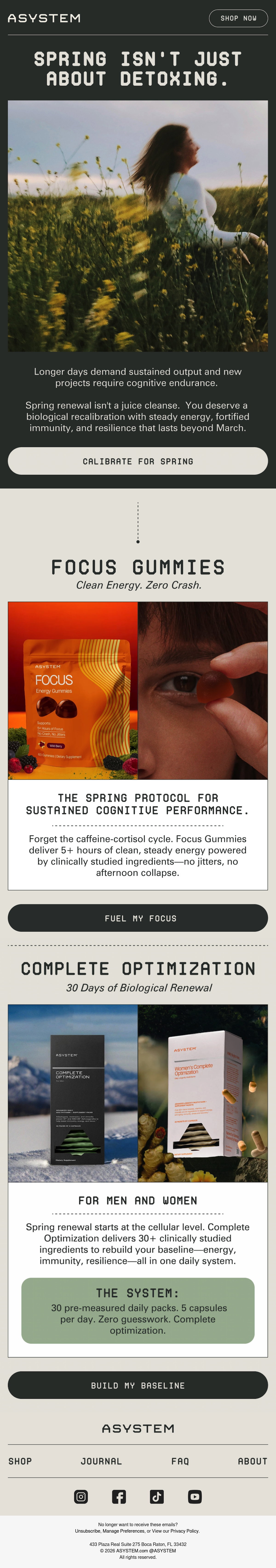 Email Inspiration from ASYSTEM Thumbnail Preview
