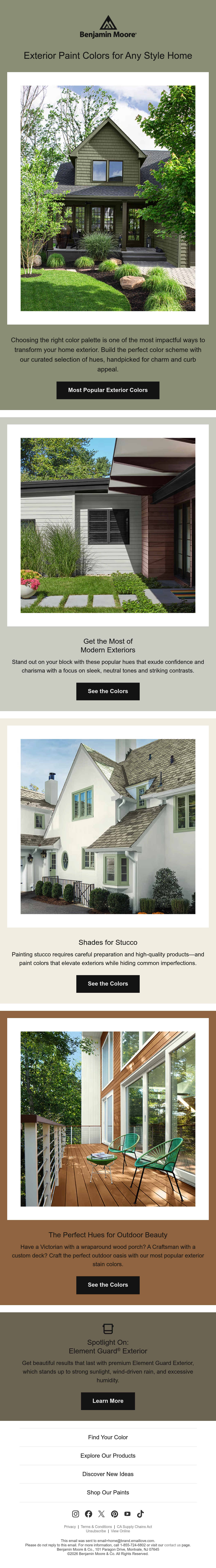 Email Inspiration from Benjamin Moore Thumbnail Preview