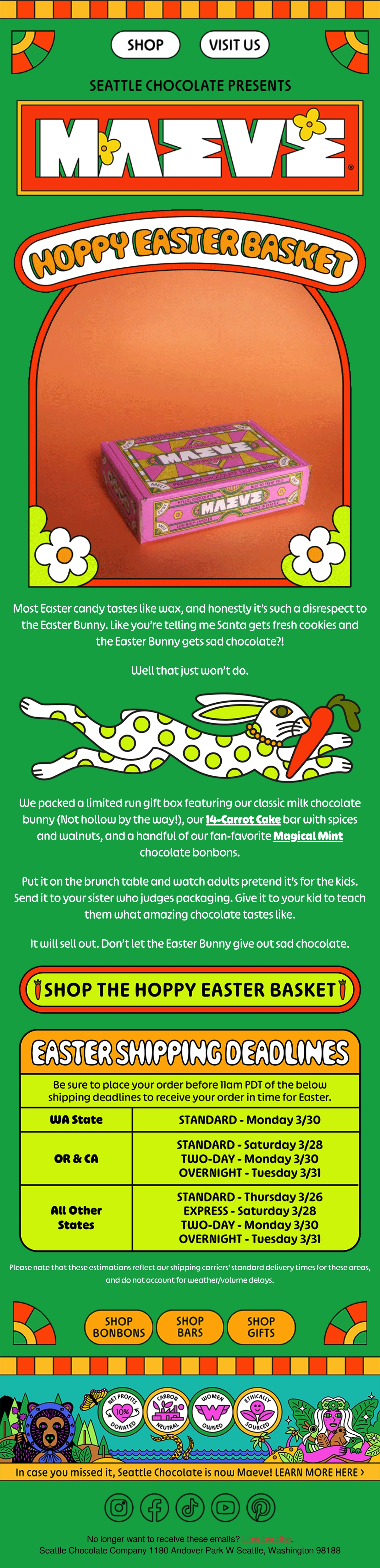Email Inspiration from Maeve Chocolate Thumbnail Preview