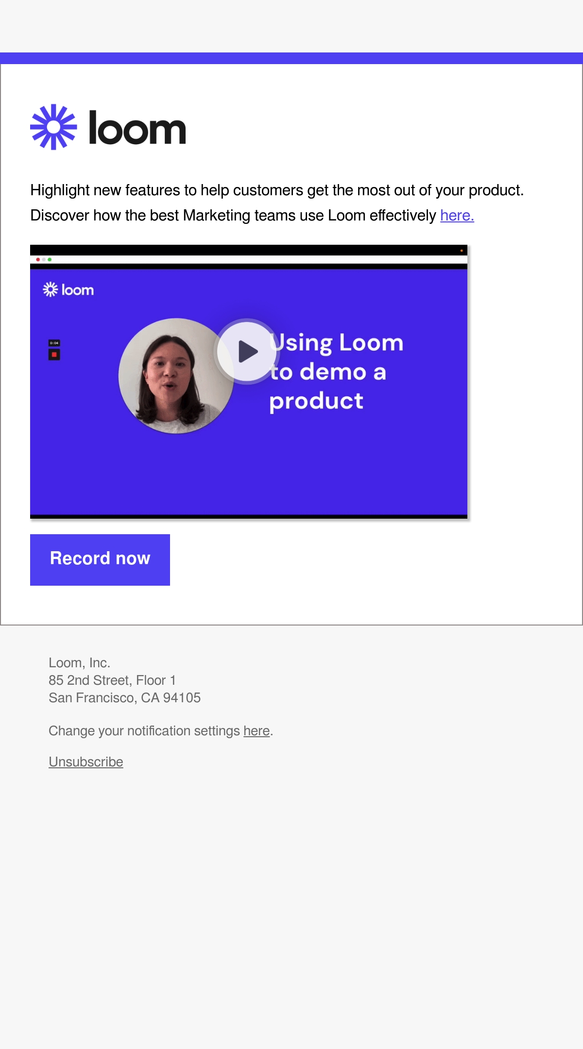 Loom Email Design Thumbnail Preview