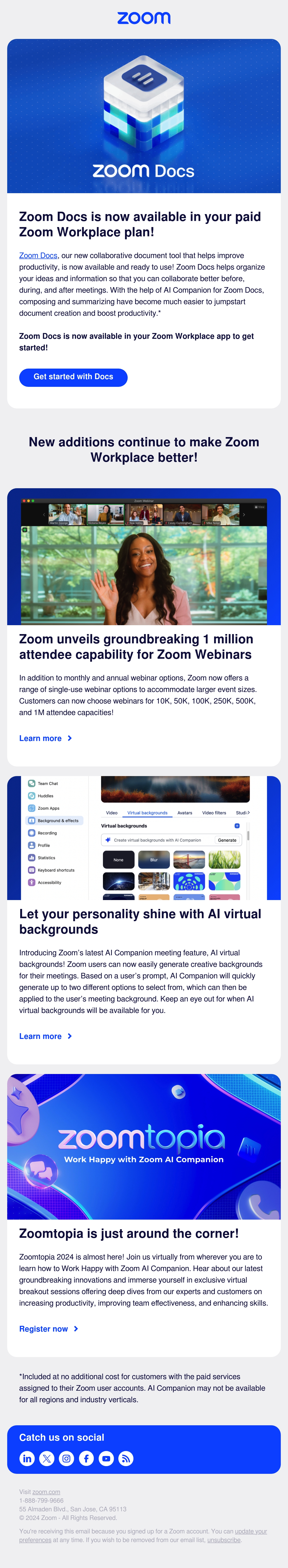Zoom Email Design Thumbnail Preview