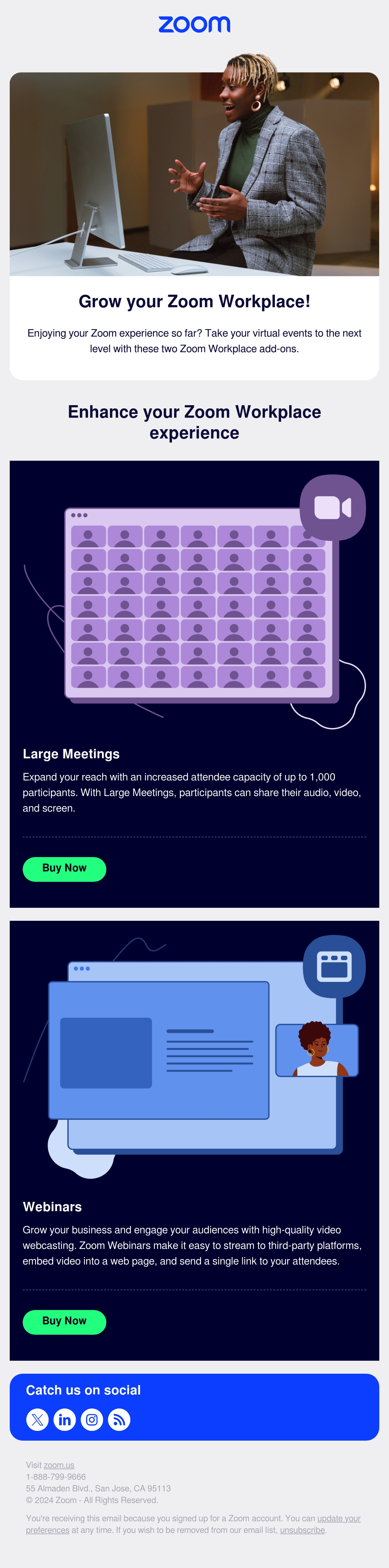 Zoom Email Design Thumbnail Preview