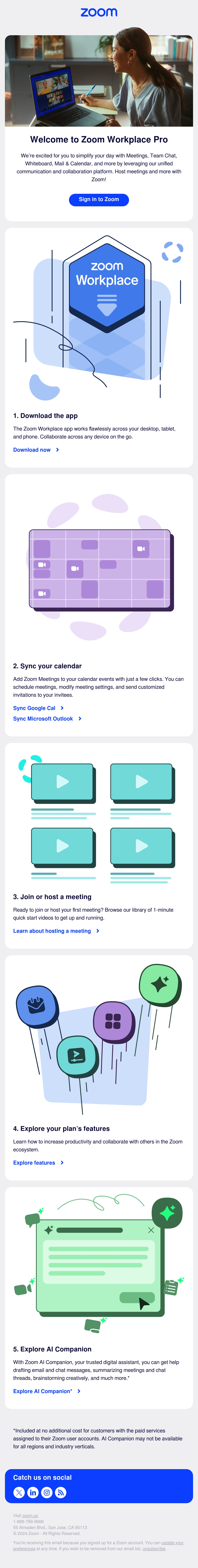Zoom Email Design Thumbnail Preview
