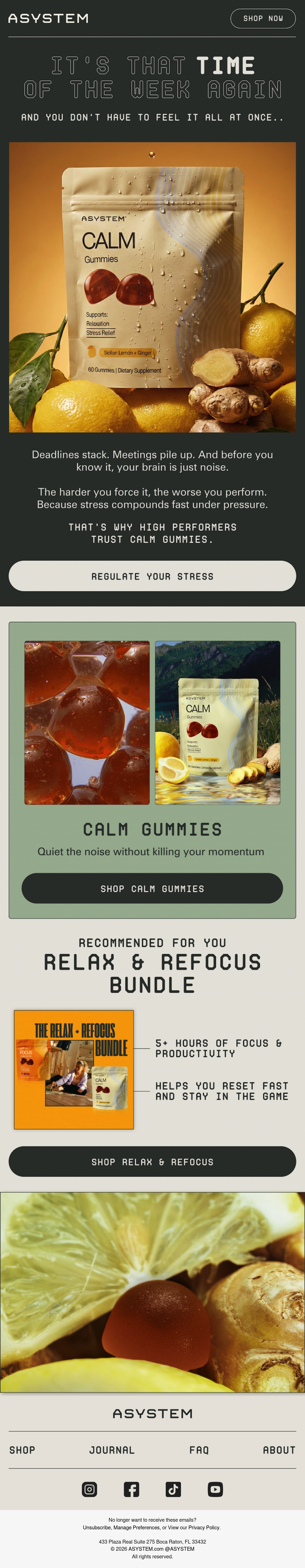 Email Inspiration from ASYSTEM Thumbnail Preview