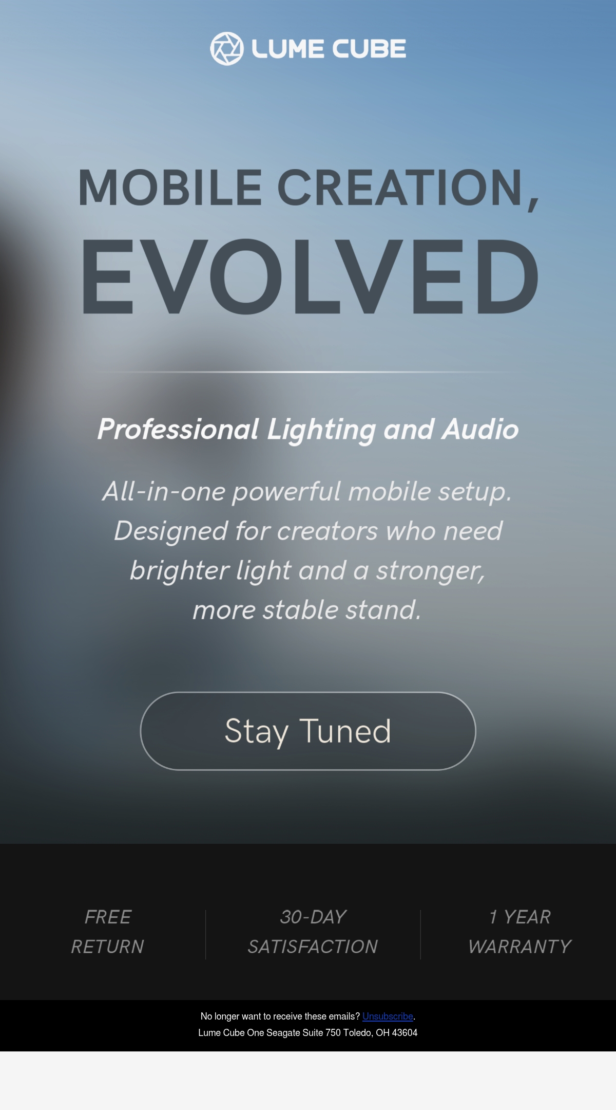 Email Inspiration from Lume Cube Thumbnail Preview