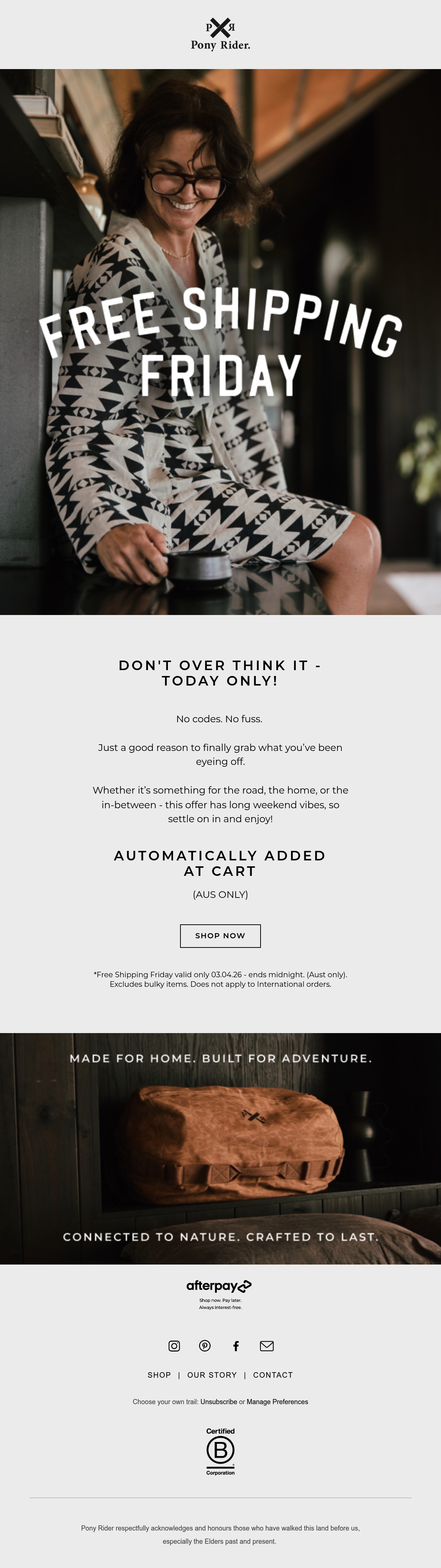 Email Inspiration from Pony Rider Thumbnail Preview