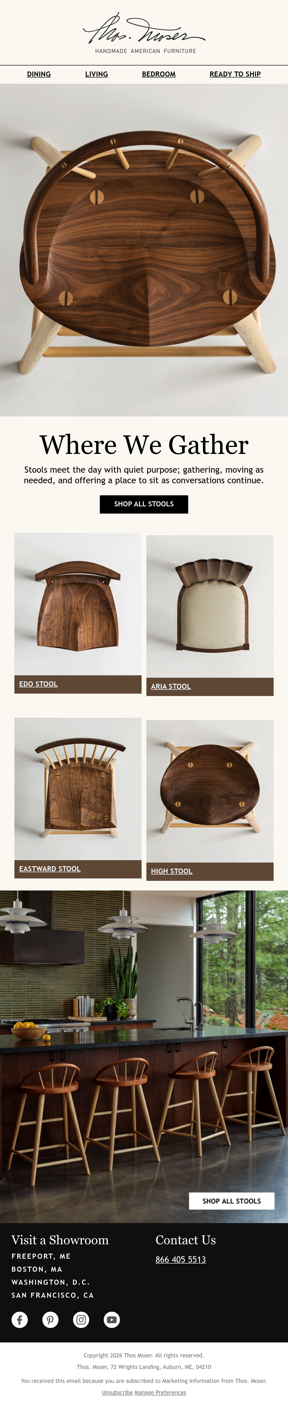 Email Inspiration from Thos. Moser Thumbnail Preview