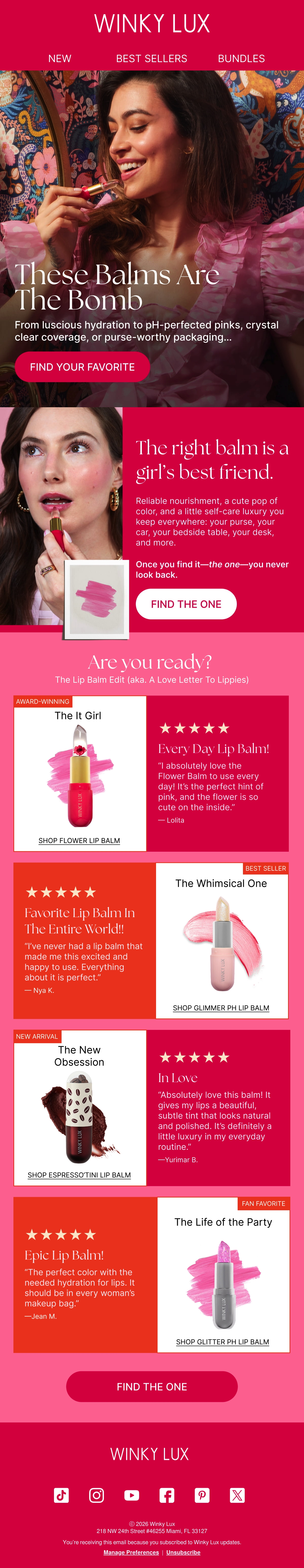 Email Inspiration from Winky Lux Thumbnail Preview