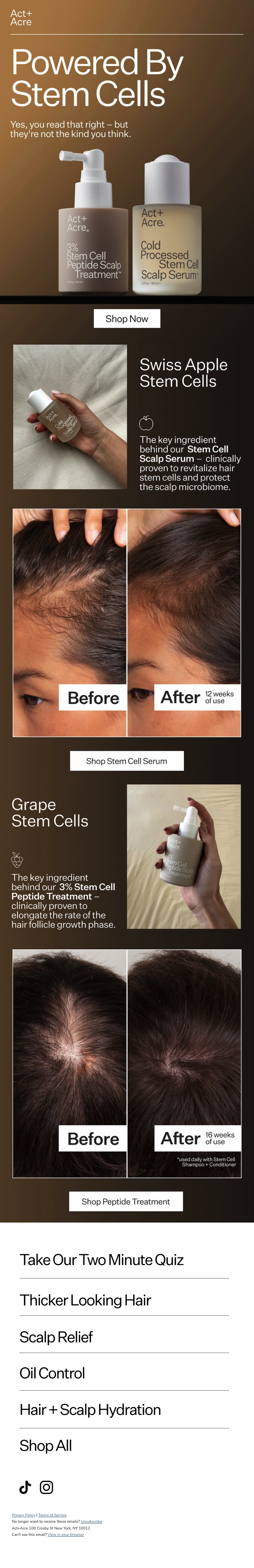 Email Inspiration from Act+Acre Thumbnail Preview