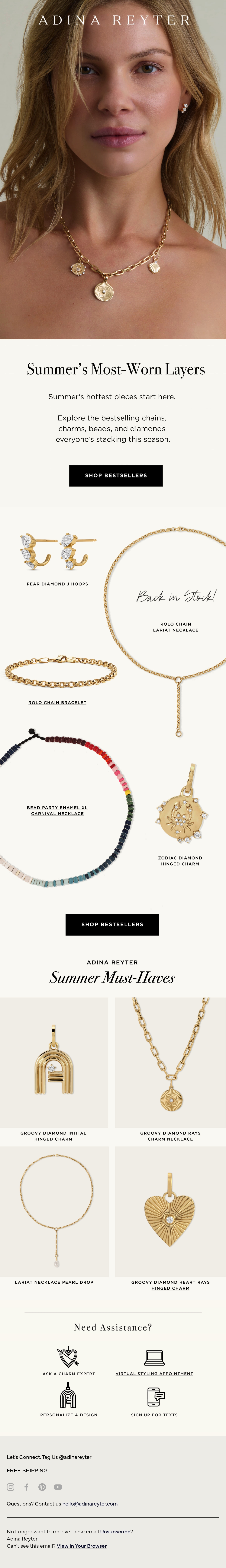Email Inspiration from Adina Reyter Thumbnail Preview