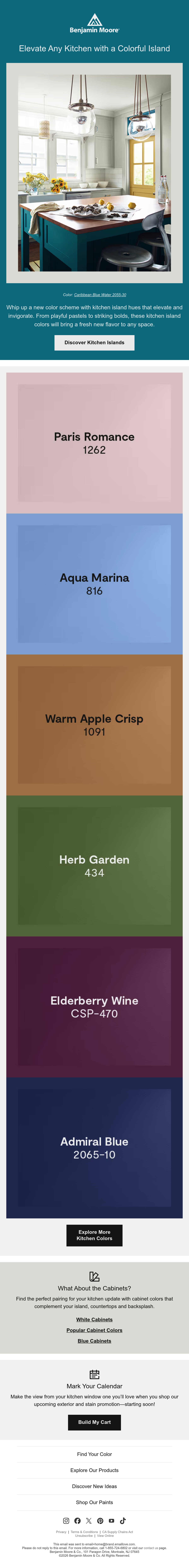 Email Inspiration from Benjamin Moore Thumbnail Preview