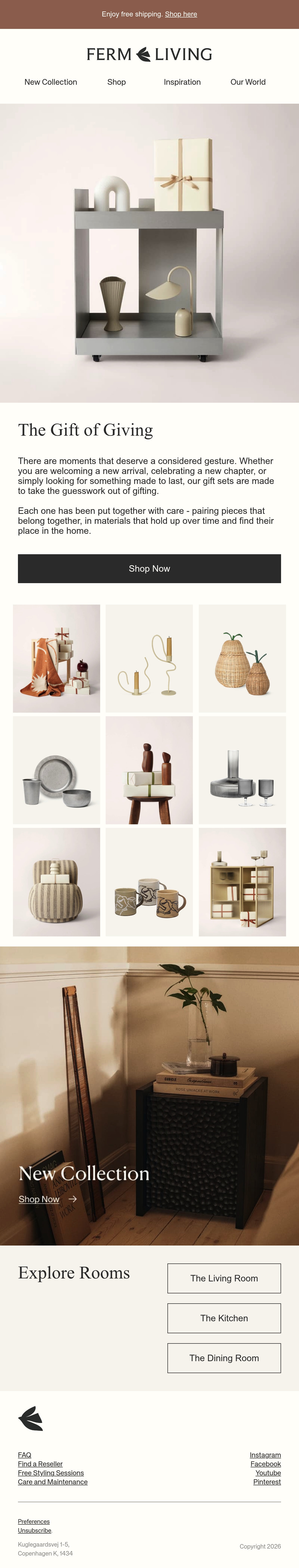Email Inspiration from Ferm Living Thumbnail Preview