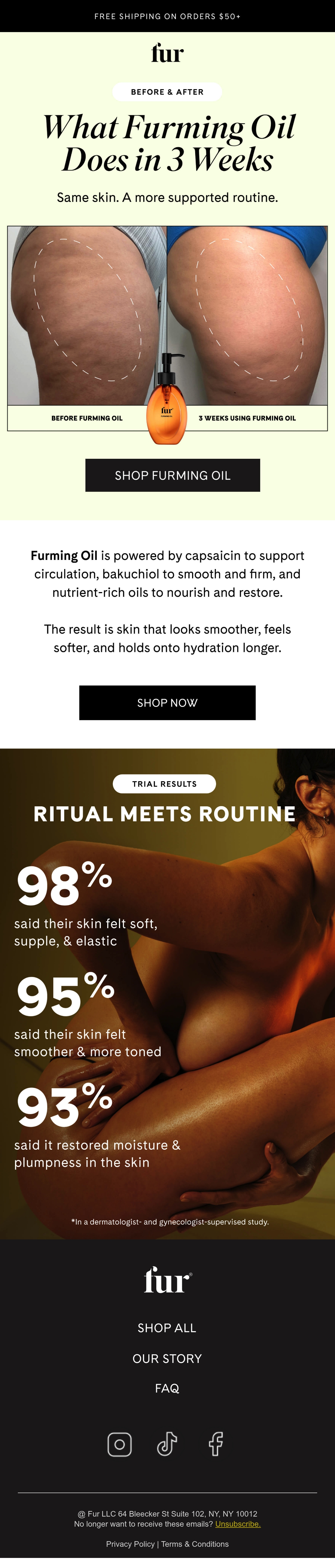 Email Inspiration from Fur Thumbnail Preview