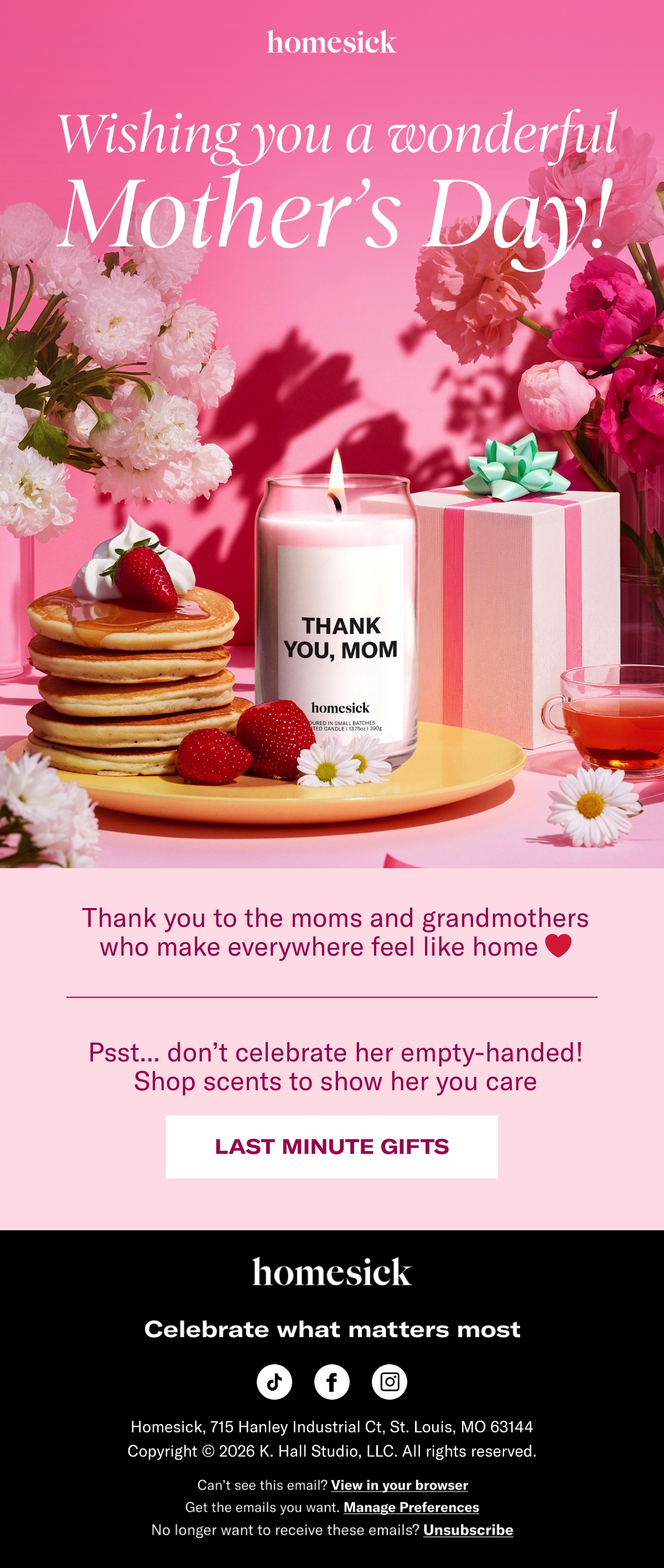 Email Inspiration from Homesick Thumbnail Preview