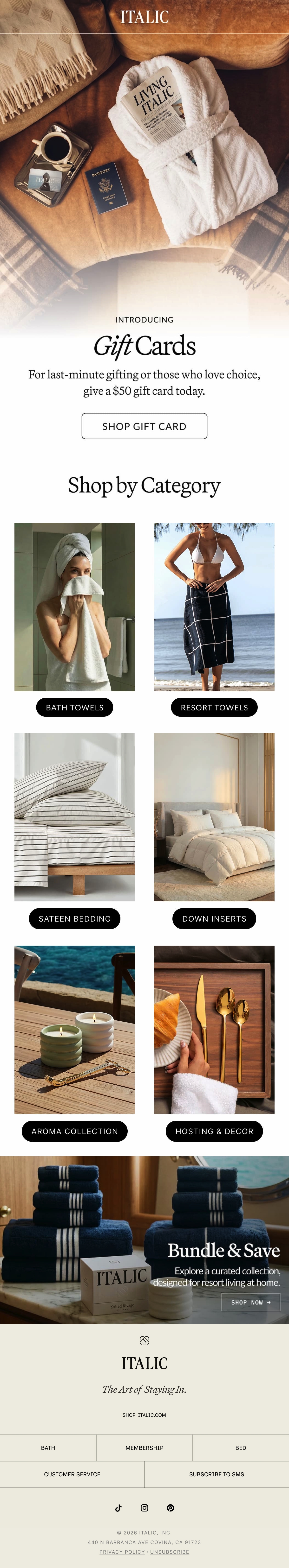 Email Inspiration from Italic Thumbnail Preview