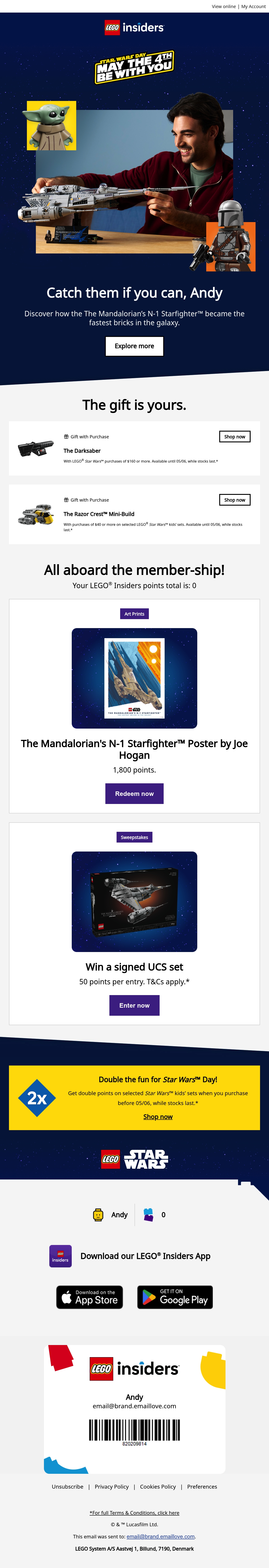 Email Inspiration from LEGO® News Thumbnail Preview