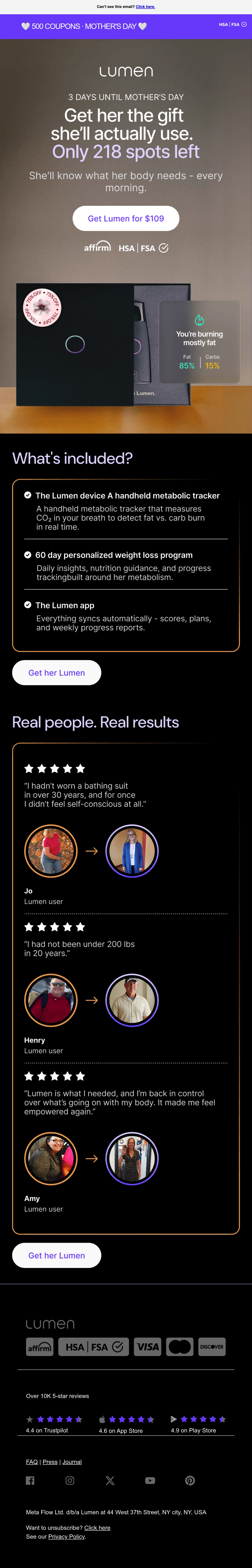Email Inspiration from Lumen Thumbnail Preview