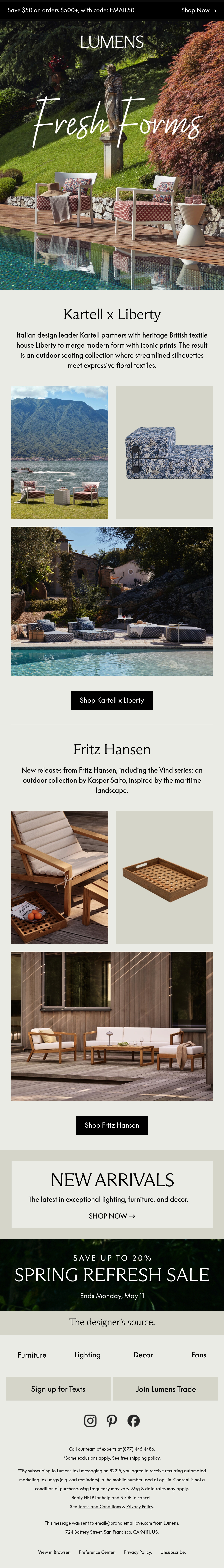 Email Inspiration from Lumens Thumbnail Preview