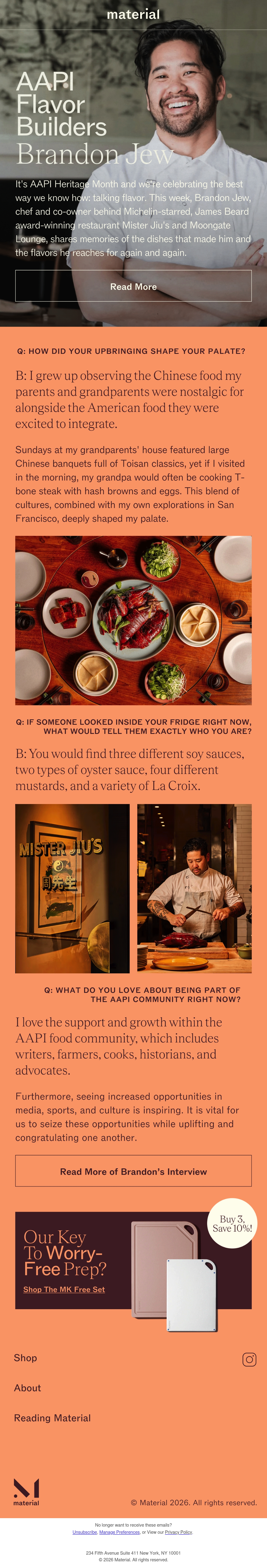 Email Inspiration from Material Thumbnail Preview