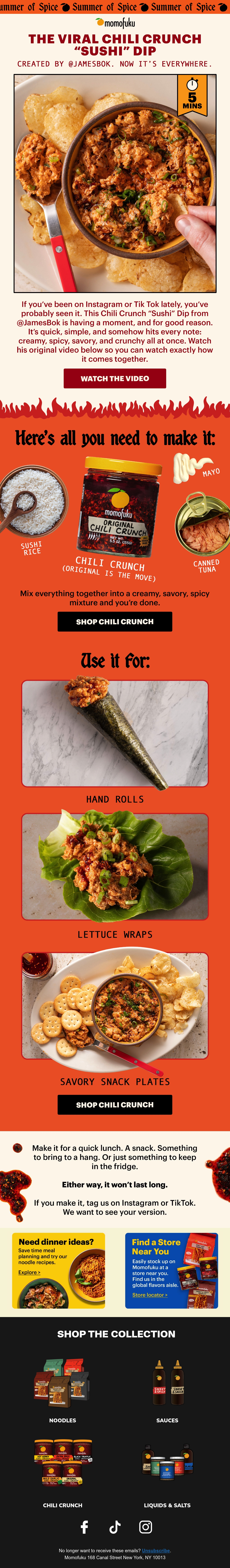 Email Inspiration from Momofuku Thumbnail Preview