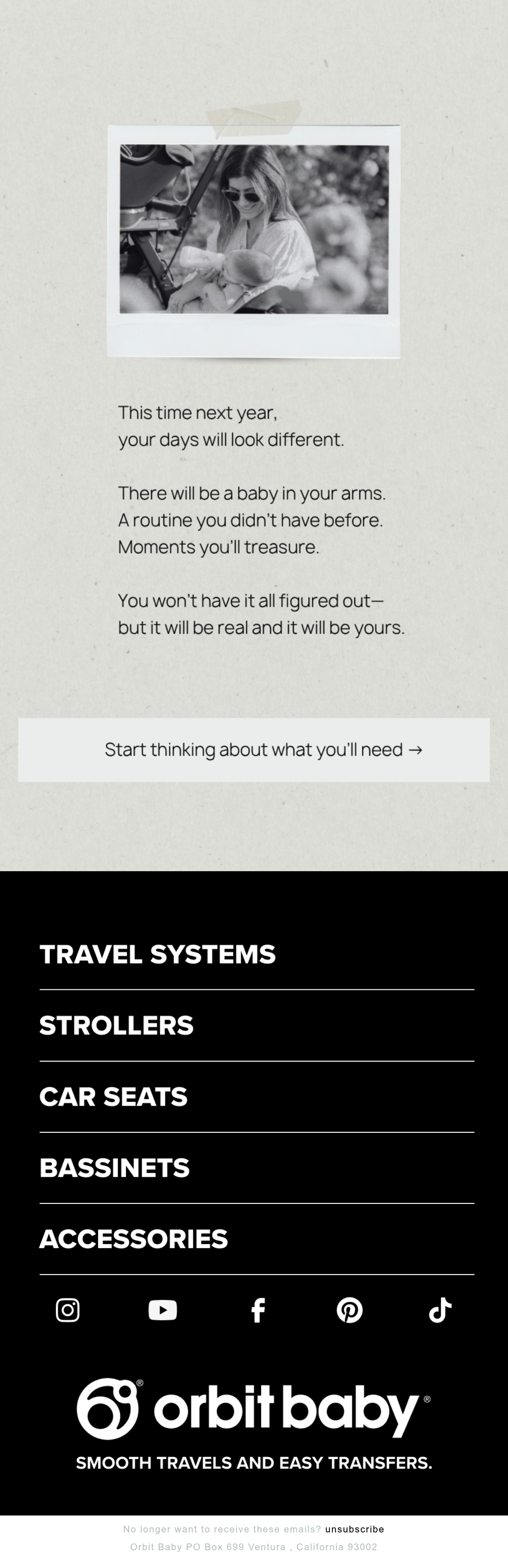 Email Inspiration from Orbit Baby Thumbnail Preview