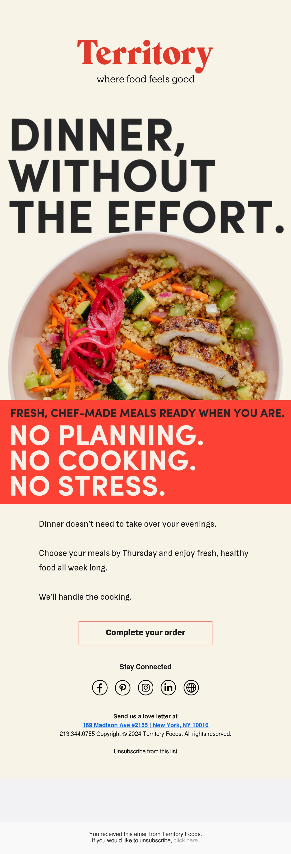 Email Inspiration from Territory Foods Thumbnail Preview