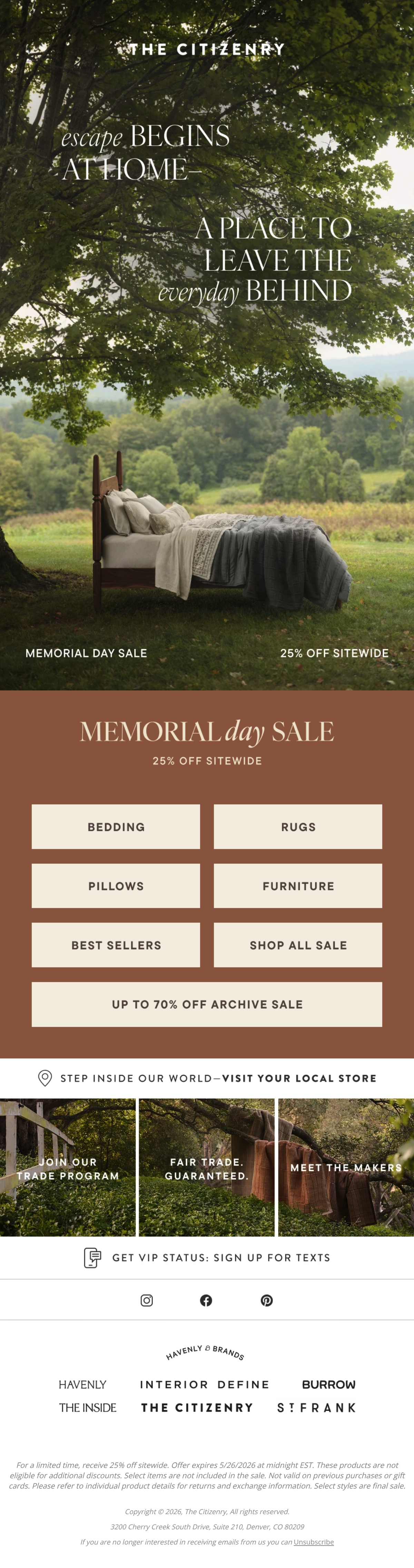 Email Inspiration from The Citizenry Thumbnail Preview