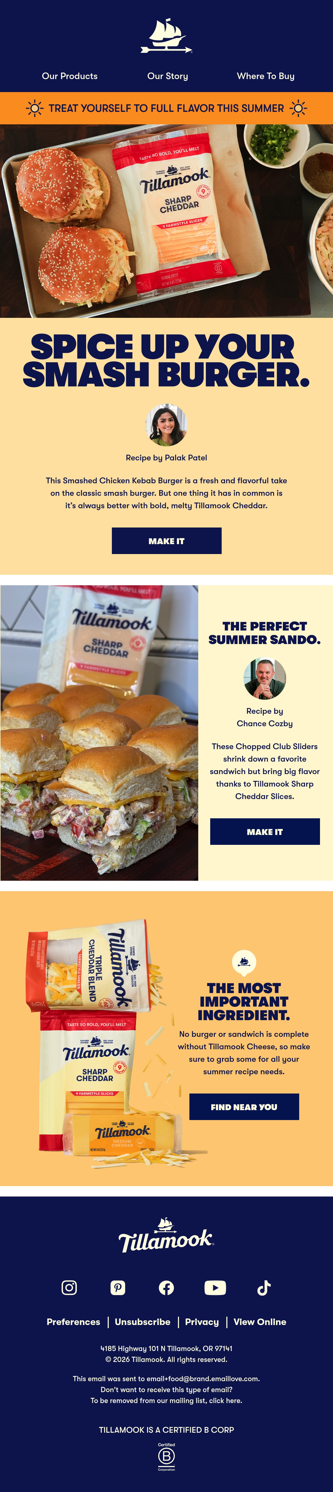 Email Inspiration from Tillamook Thumbnail Preview