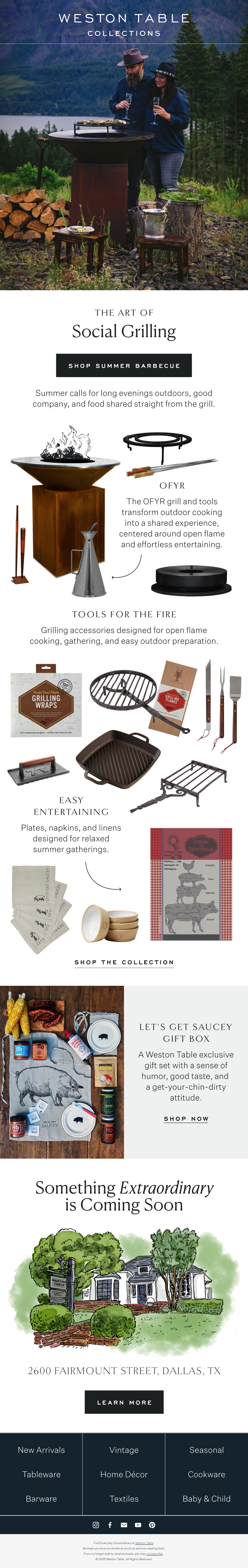 Email Inspiration from Weston Table Thumbnail Preview