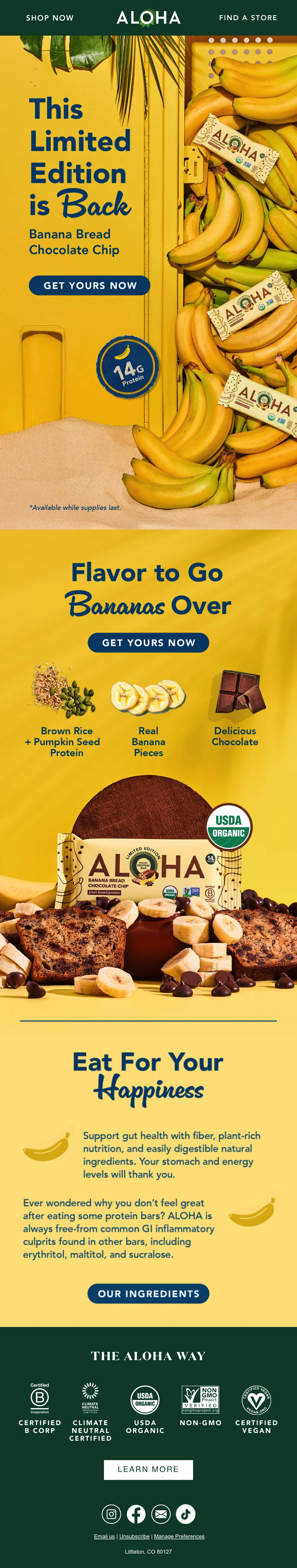 Email Inspiration from ALOHA Thumbnail Preview