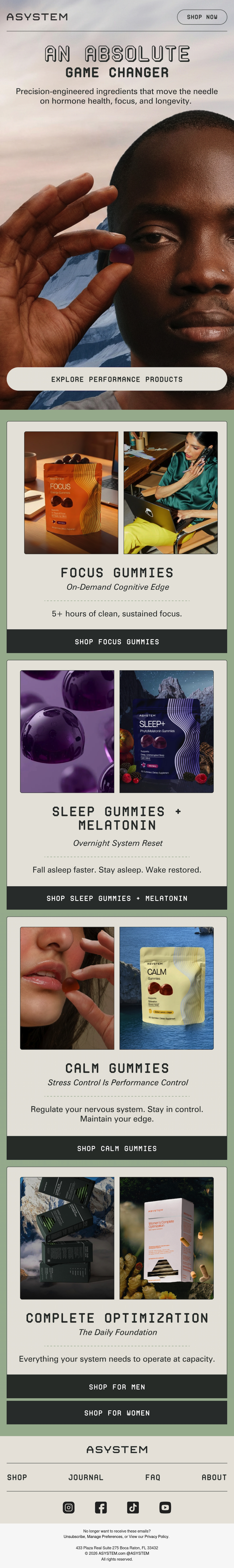 Email Inspiration from ASYSTEM Thumbnail Preview