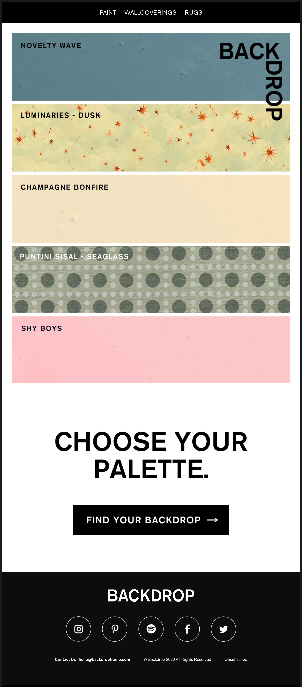 Email Inspiration from BACKDROP Thumbnail Preview