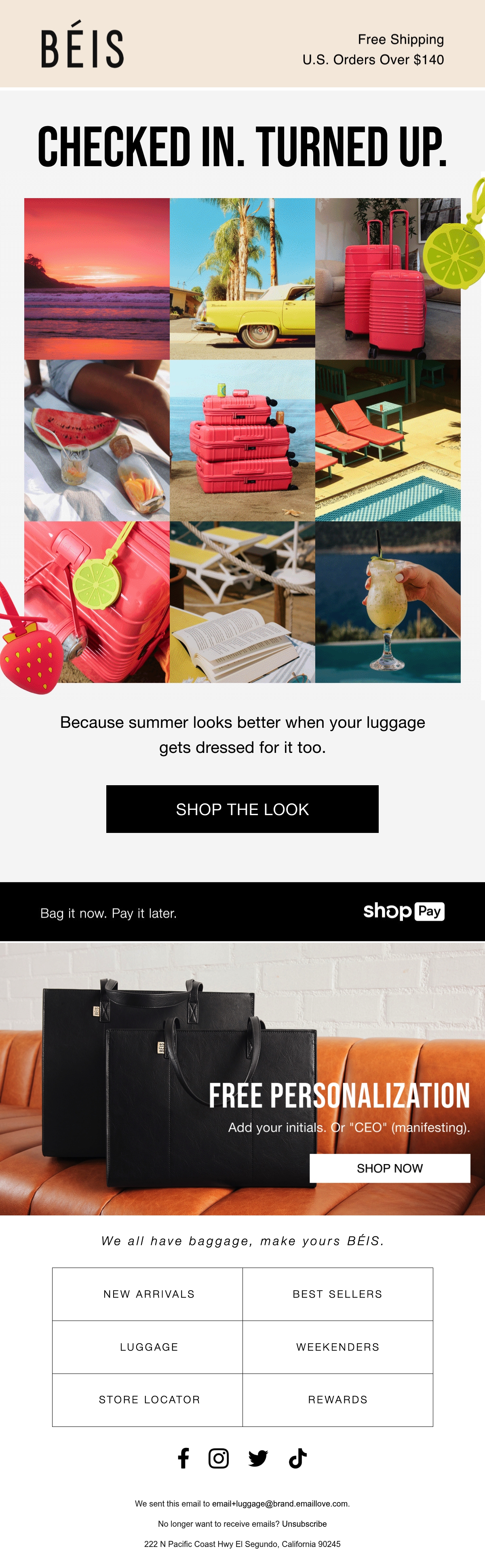 Email Inspiration from BÉIS Thumbnail Preview
