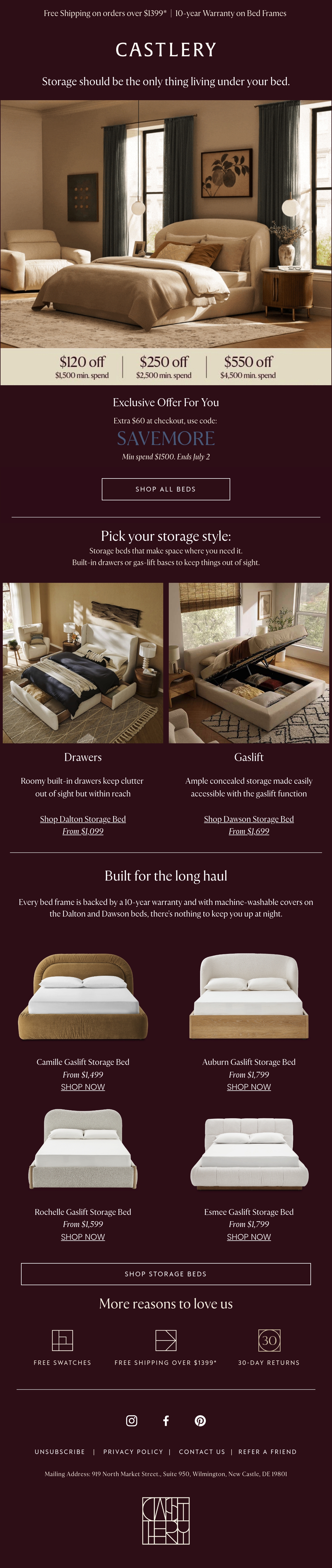 Email Inspiration from Castlery Thumbnail Preview