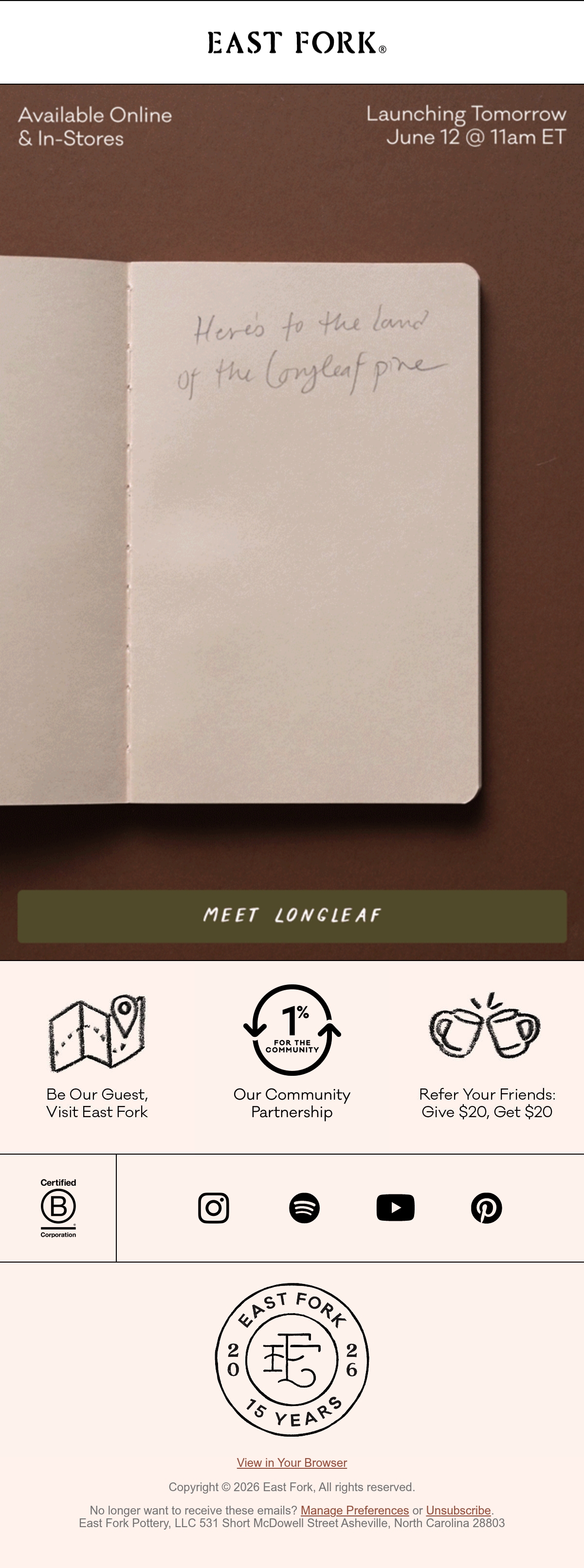 Email Inspiration from East Fork Thumbnail Preview