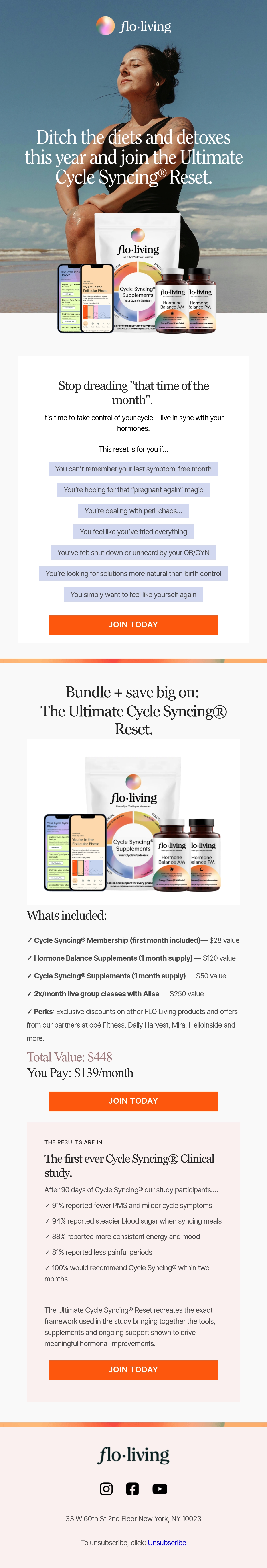 Email Inspiration from FLO Living Thumbnail Preview