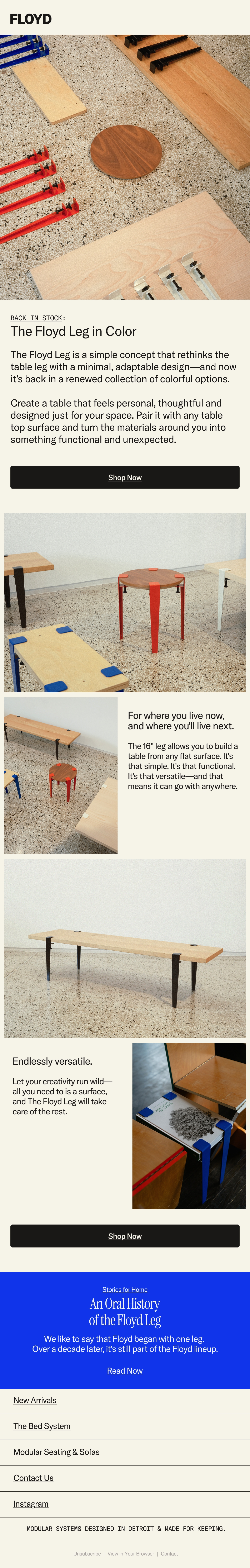 Email Inspiration from Floyd Thumbnail Preview