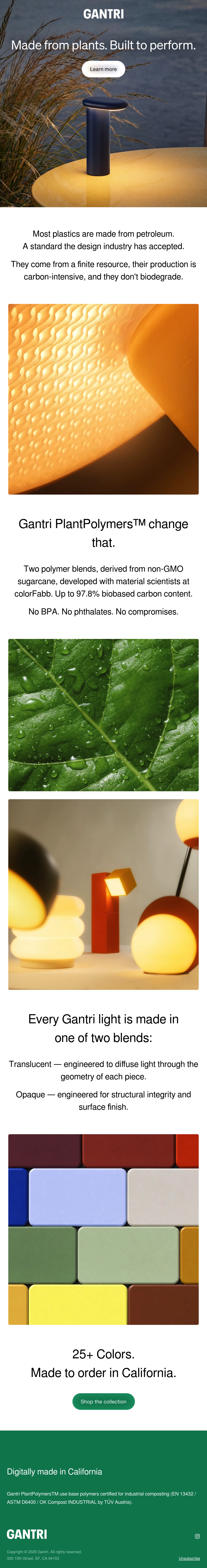 Email Inspiration from Gantri Thumbnail Preview