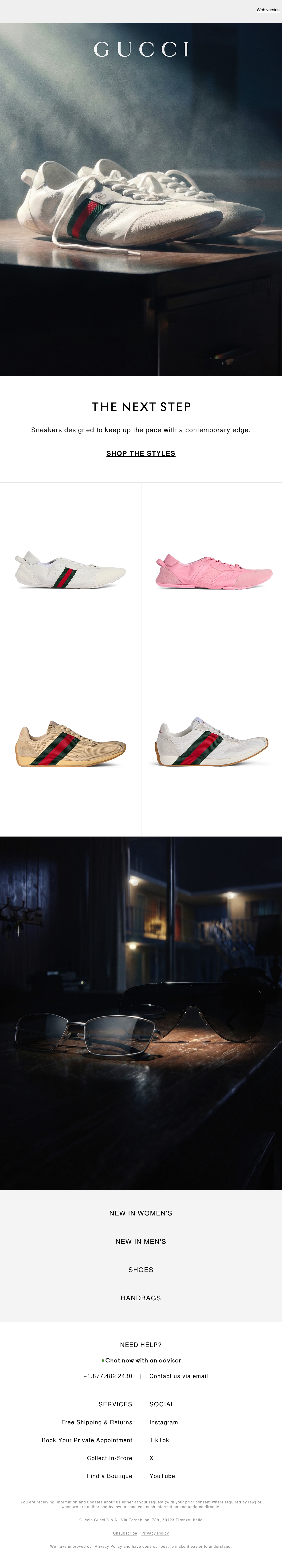 Email Inspiration from Gucci Thumbnail Preview