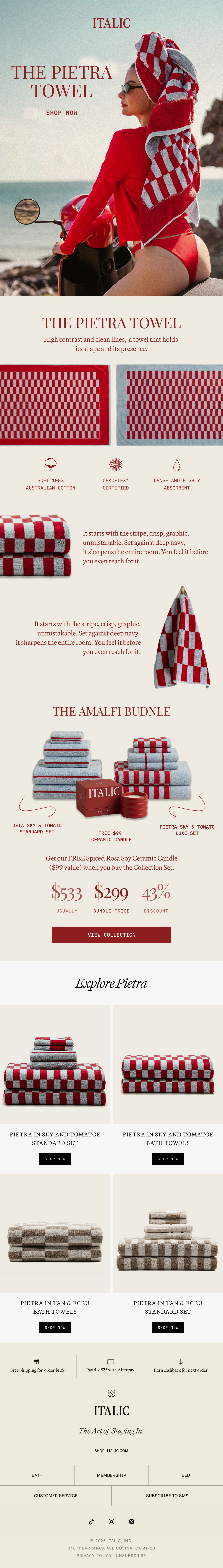 Email Inspiration from Italic Thumbnail Preview